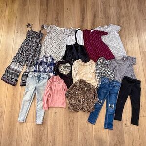 GIRLS PREPPY AND STYLISH FALL BACK TO SCHOOL BUNDLE SIZE 5T
